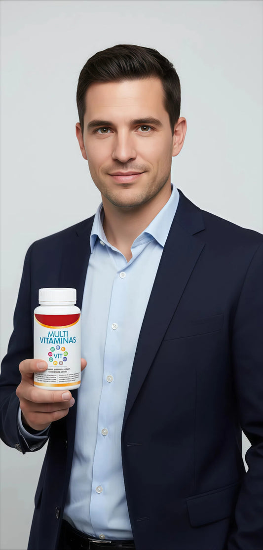 Multivitaminas Completo 60 Cápsulas – Vitaminas A, B, C, D3 + Minerales (Selenio, Zinc, Magnesio) – Energía e Inmunidad